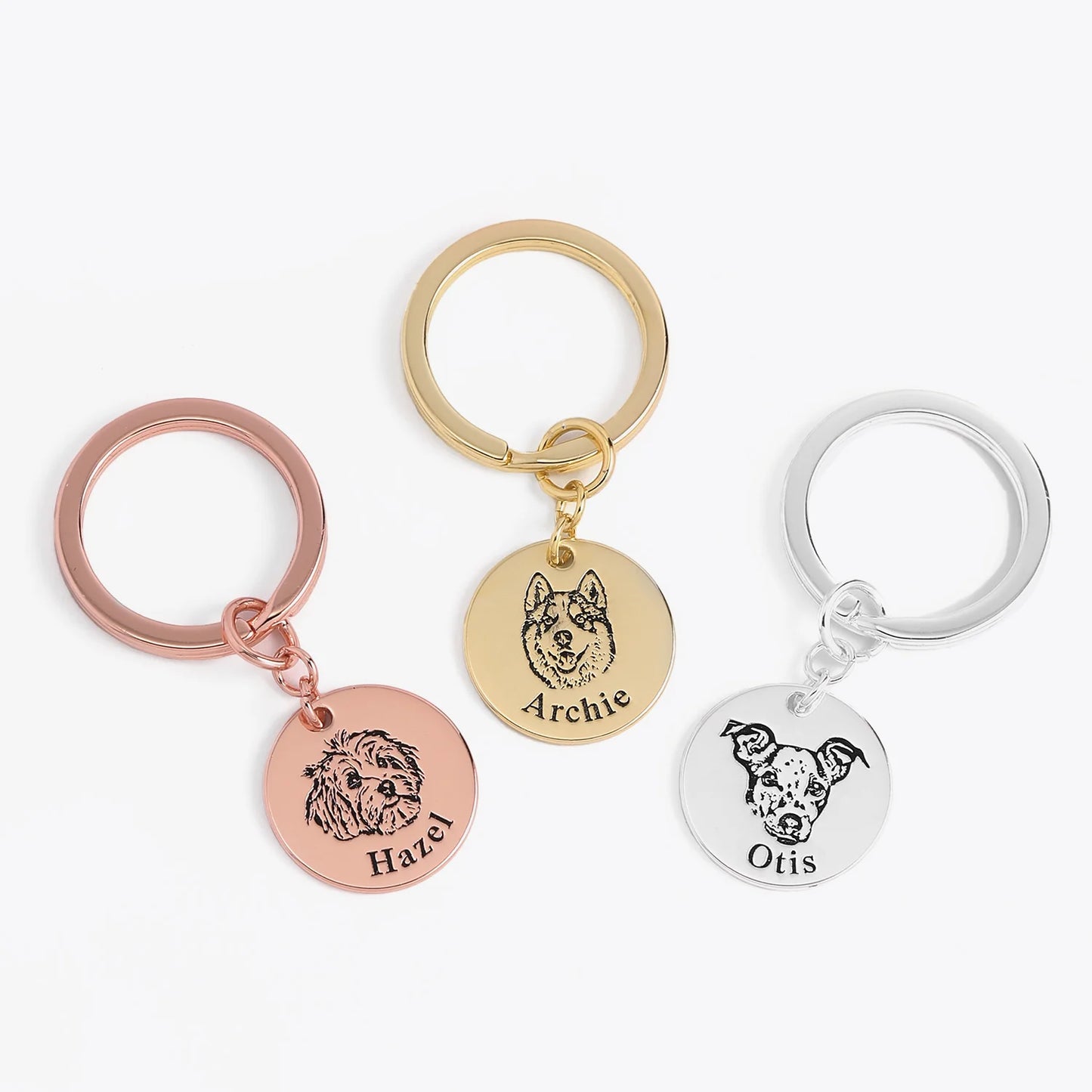 Engraved Pet Keychain