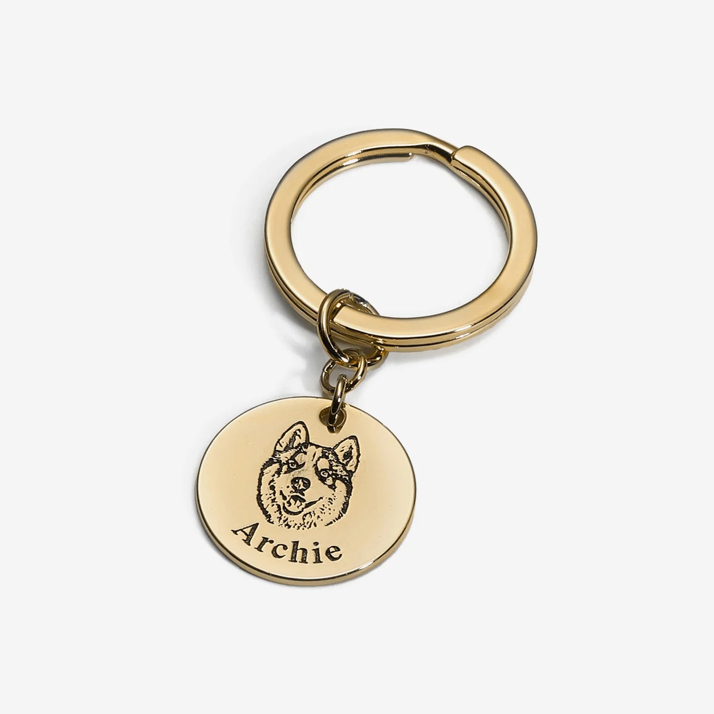 Engraved Pet Keychain