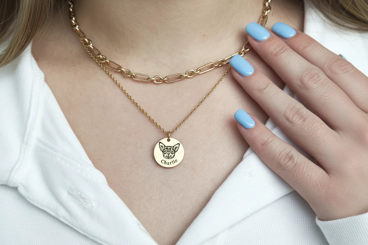 Engraved Pet Necklace